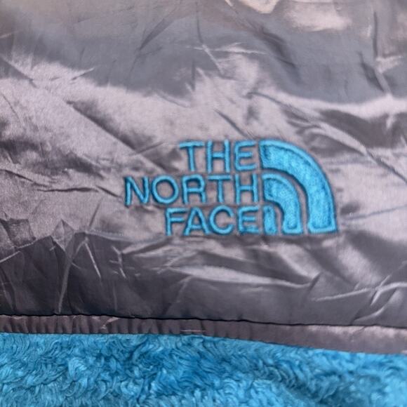 THE NORTH FACE Girls OSO Zip Hooded Turquoise Jacket Sweater-14/16 Youth - Picture 8 of 10